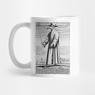 Plague doctor, 17th century artwork (C008/3907) Mug